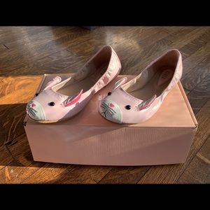 Bloch pink bunny flats